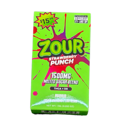 Zour THCA+D9 Liquid Diamond x Live Resin 1.5G Melted Sugar Blend Disposable