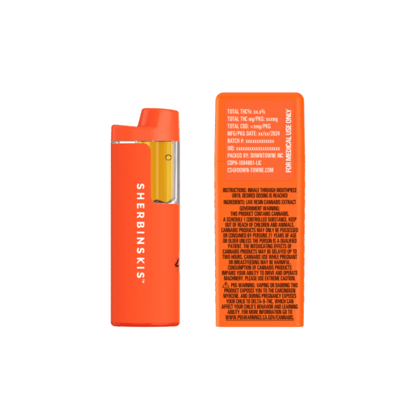 Sherbinskis 2G THCA Live Resin Variable Voltage Vape