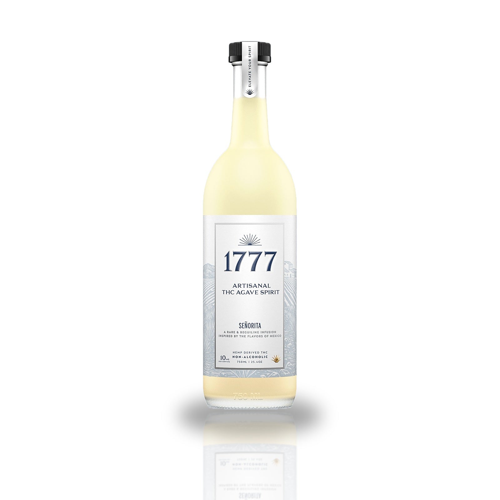 1777 Artisanal THC Agave Spirit by Señorita 166MG THC | 750mL