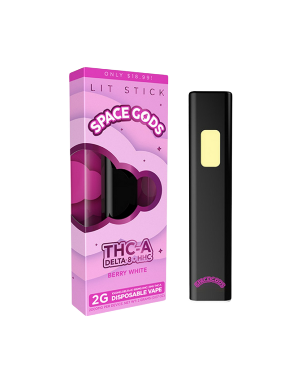 Space Gods Lit Stick 2G Disposable Vape THCA + HHC