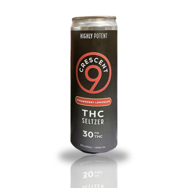 Strawberry Lemonade — can — Crescent 9 THC Seltzer 30MG THC