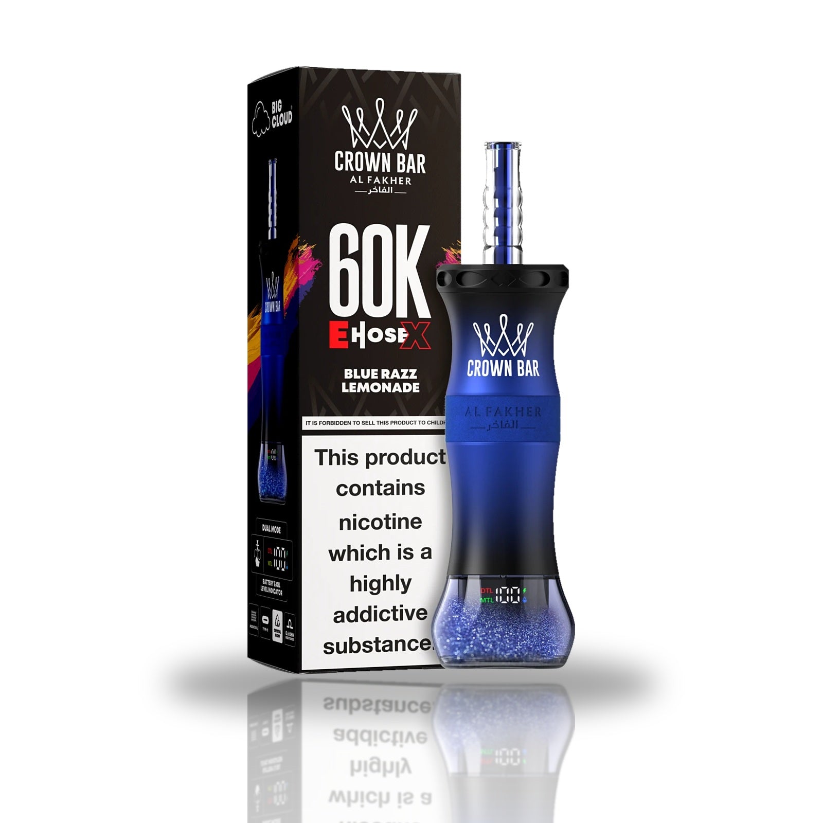 Al Fakher Crown Bar 60K E-Hose X Disposable Vape
