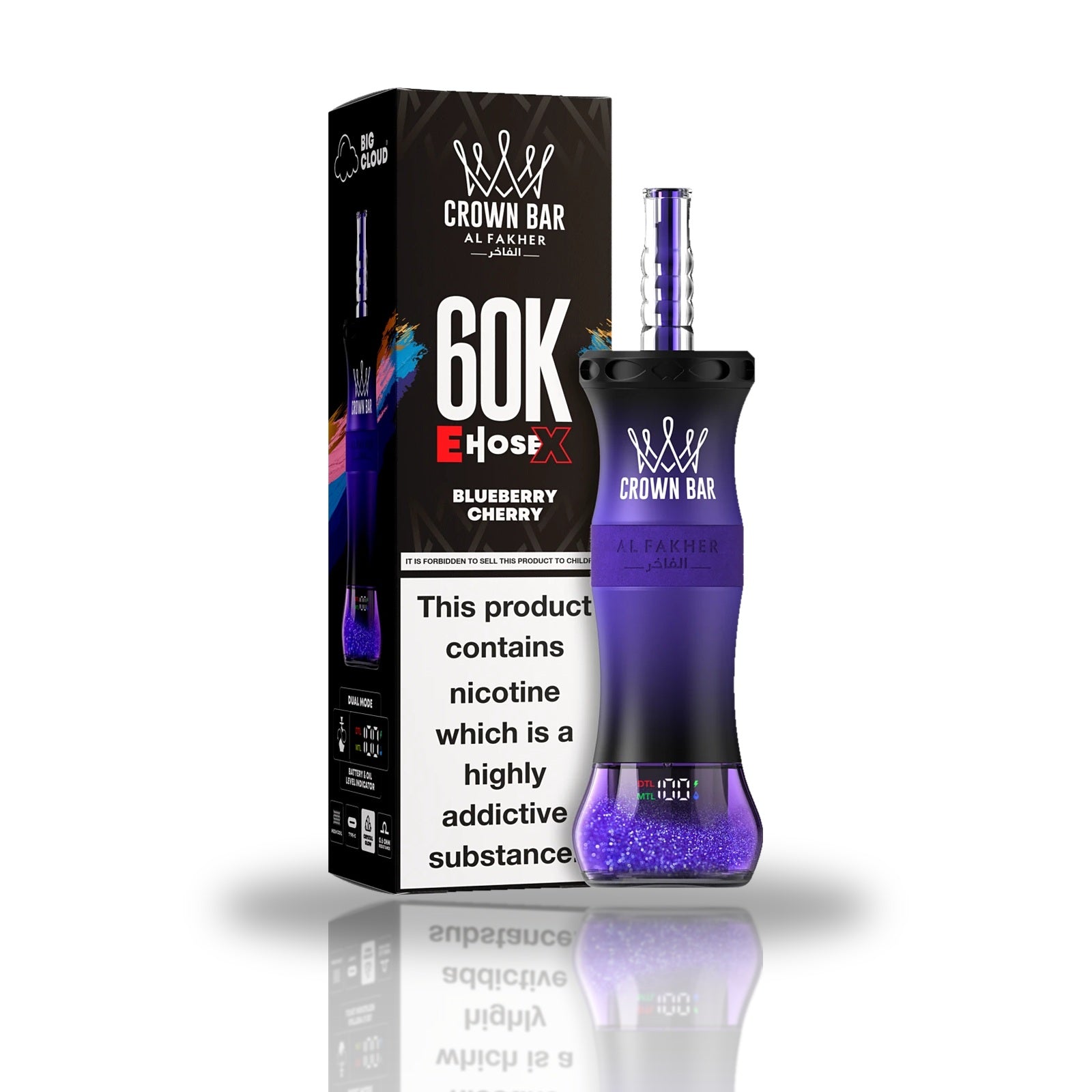 Al Fakher Crown Bar 60K E-Hose X Disposable Vape