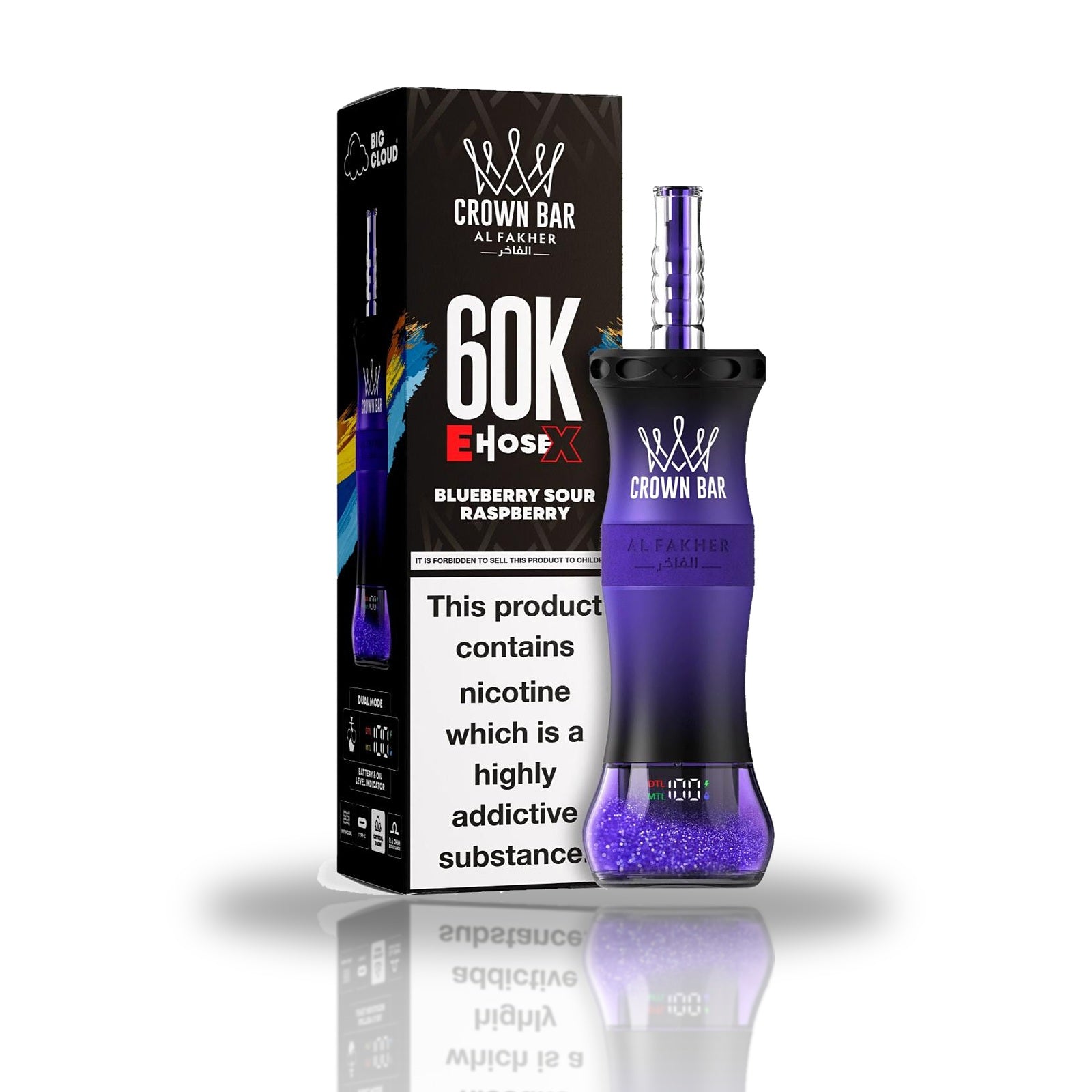 Al Fakher Crown Bar 60K E-Hose X Disposable Vape