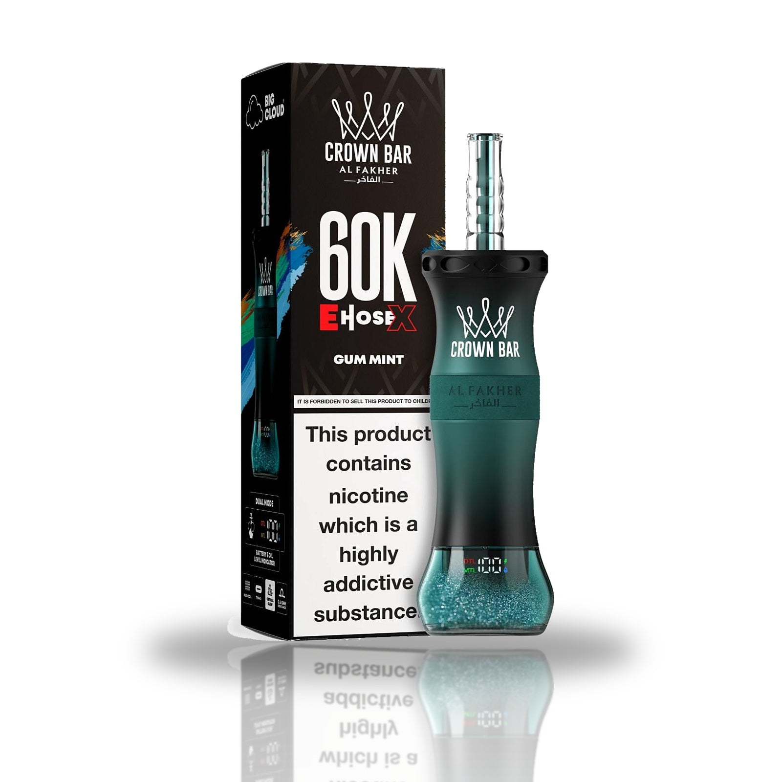 Al Fakher Crown Bar 60K E-Hose X Disposable Vape