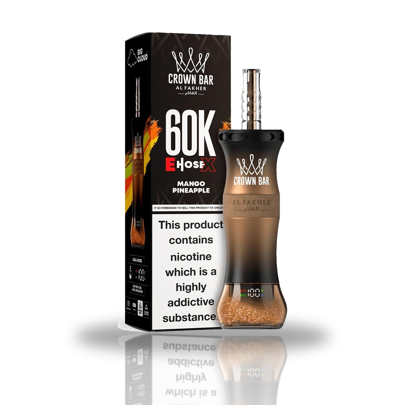 Al Fakher Crown Bar 60K E-Hose X Disposable Vape
