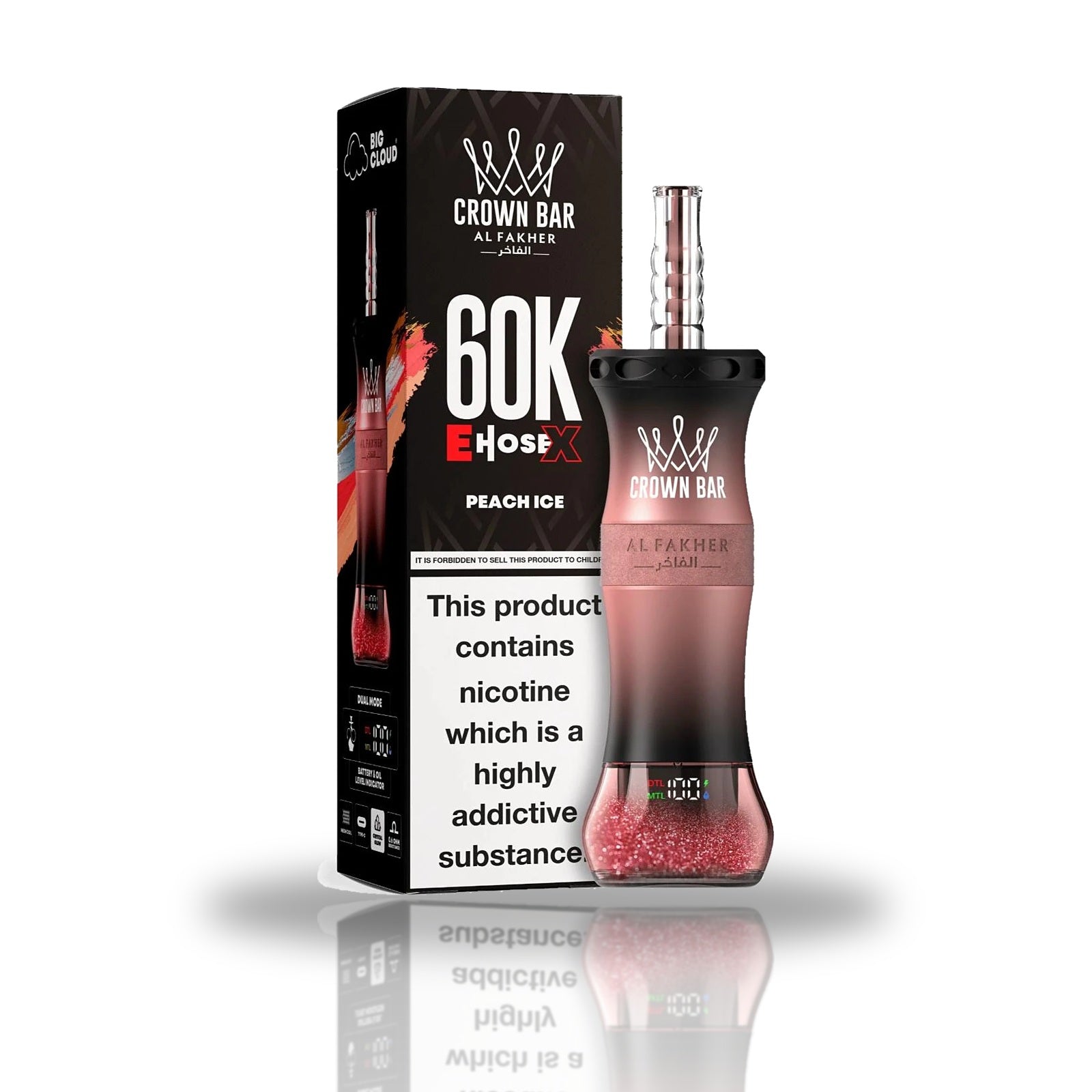 Al Fakher Crown Bar 60K E-Hose X Disposable Vape