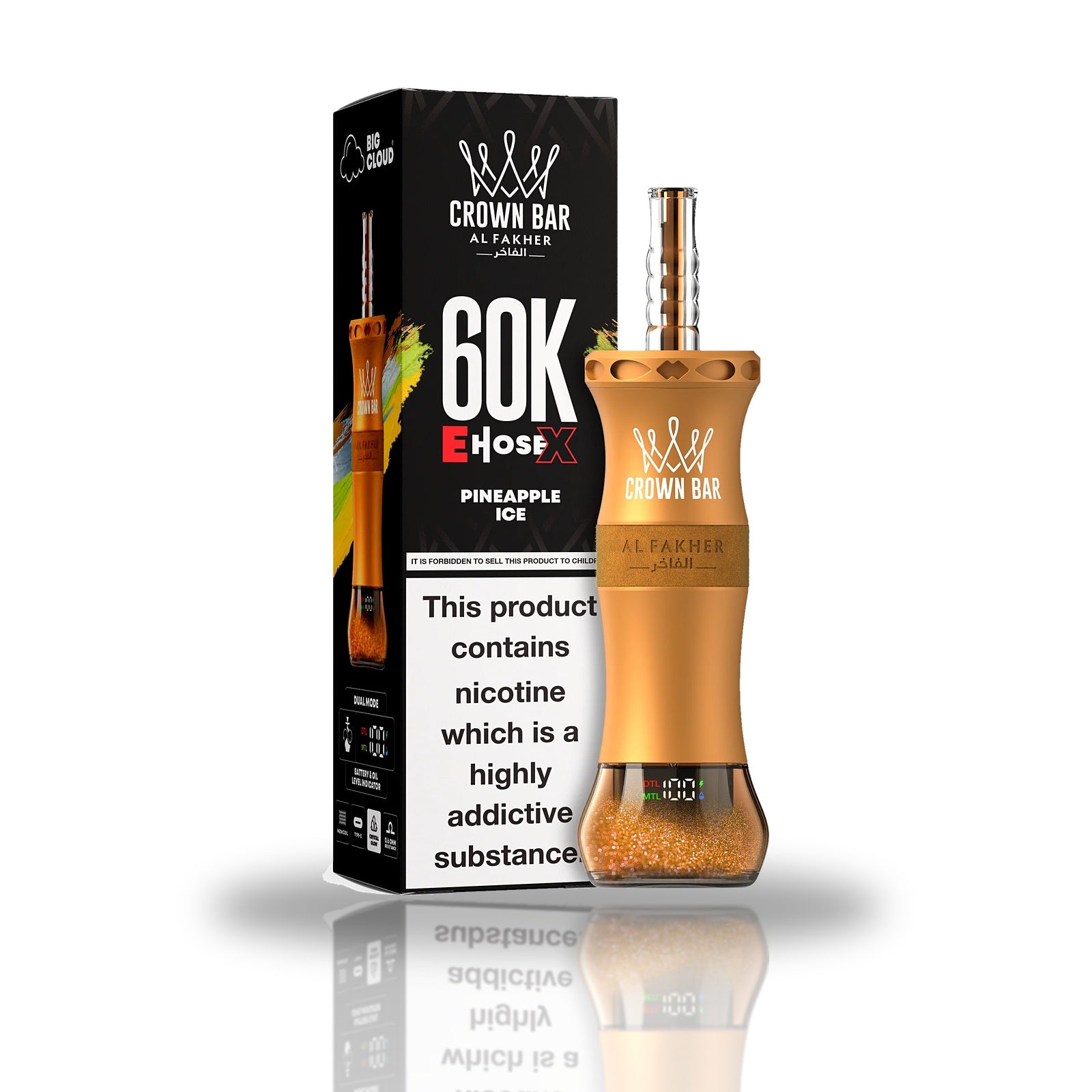 Al Fakher Crown Bar 60K E-Hose X Disposable Vape