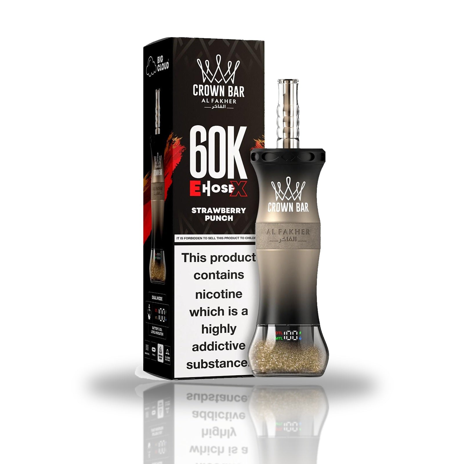 Al Fakher Crown Bar 60K E-Hose X Disposable Vape