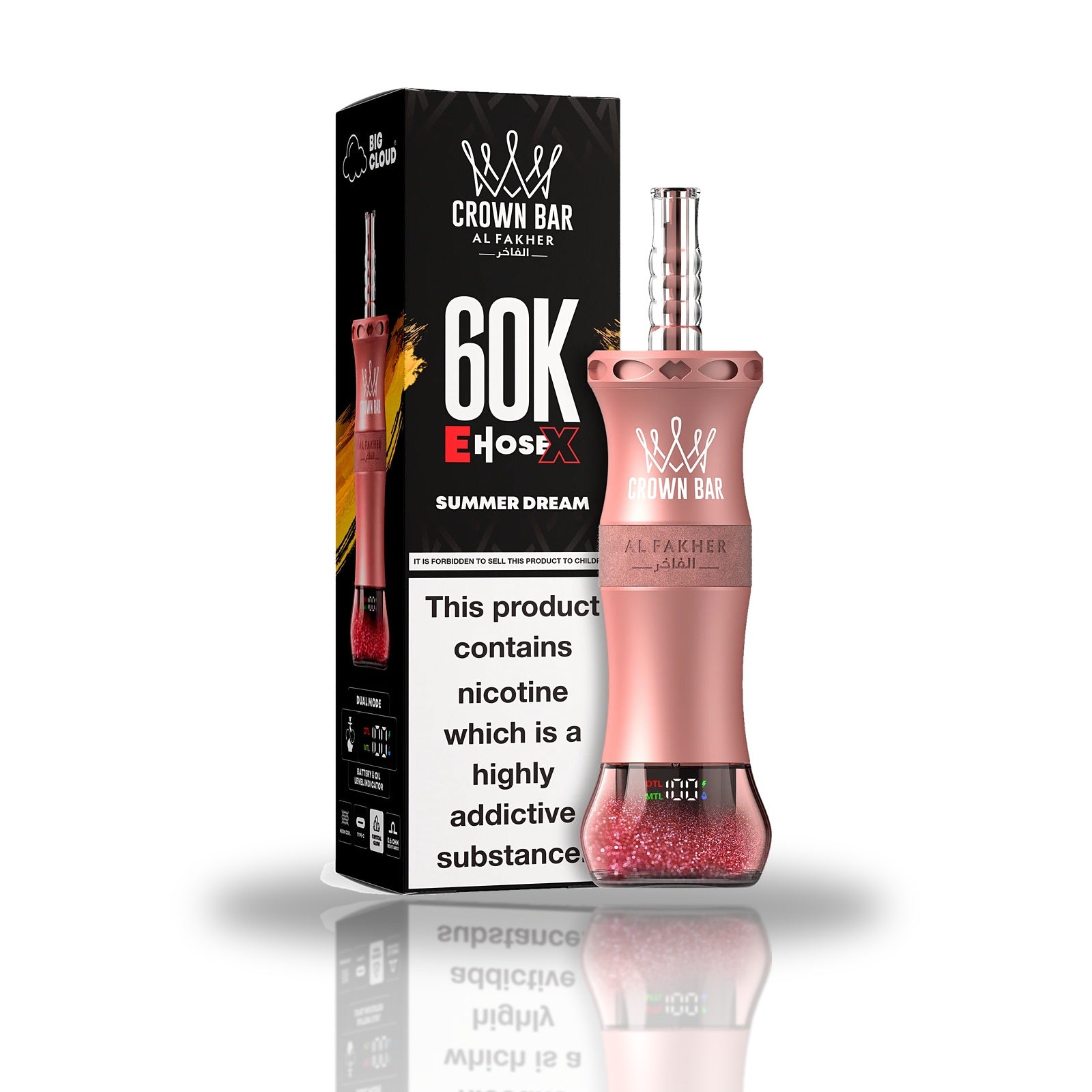 Al Fakher Crown Bar 60K E-Hose X Disposable Vape