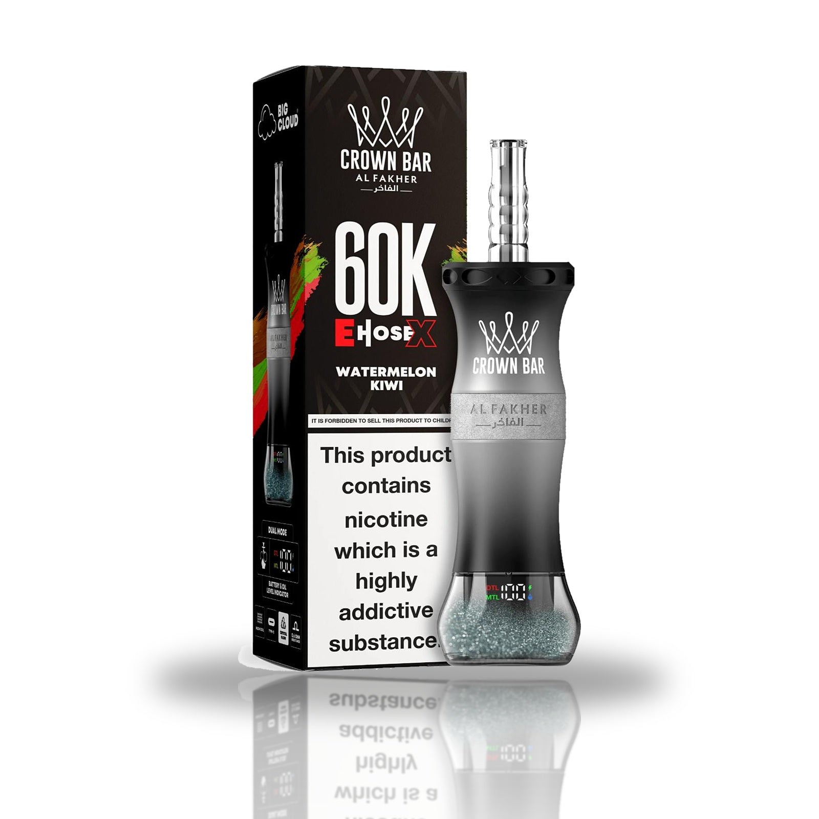 Al Fakher Crown Bar 60K E-Hose X Disposable Vape