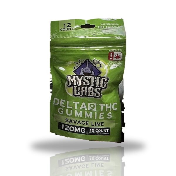Mystic Labs Delta 9 THC Gummies 12ct — Savage Lime