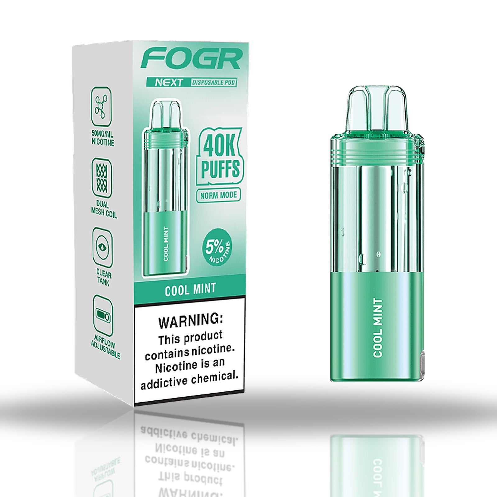 Fogr NEXT Disposable POD 40K (Foger Compatible)