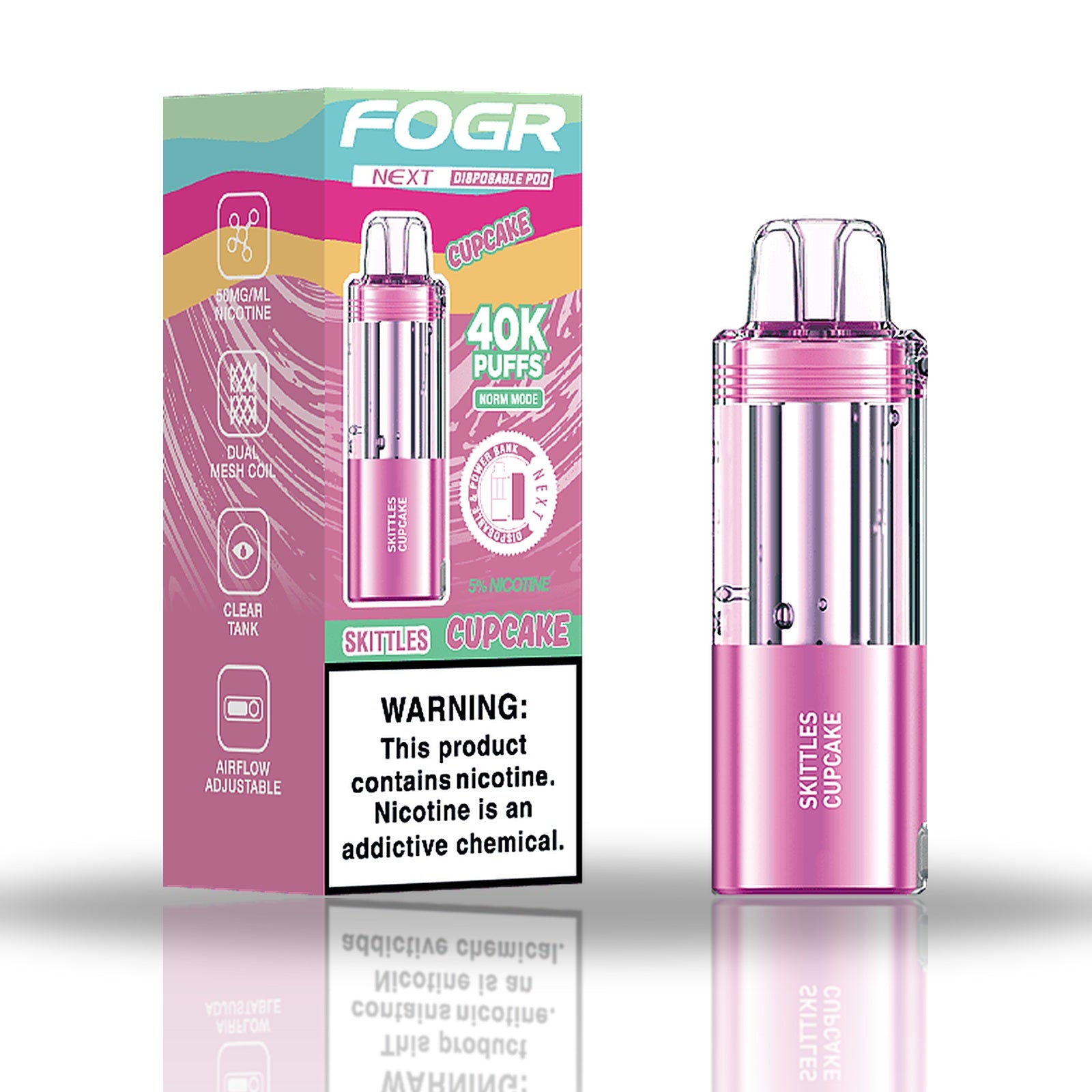 Fogr NEXT Disposable POD 40K (Foger Compatible)