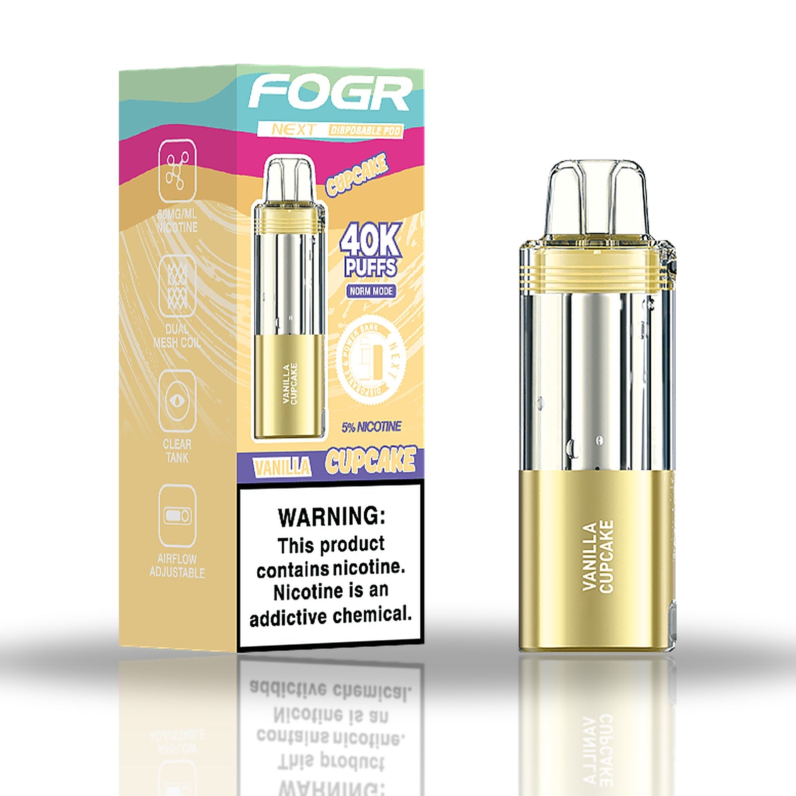 Fogr NEXT Disposable POD 40K (Foger Compatible)