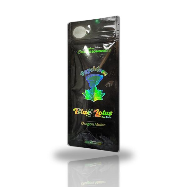 Higher Your Consciousness Psyclone Dragon Melon blue lotus pre-rolls 2ct pouch
