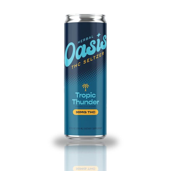 Tropic Thunder — can — Herbal Oasis THC Seltzer 30MG THC