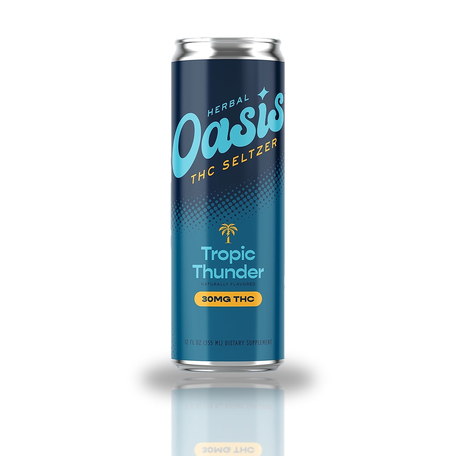 Tropic Thunder — can — Herbal Oasis THC Seltzer 30MG THC