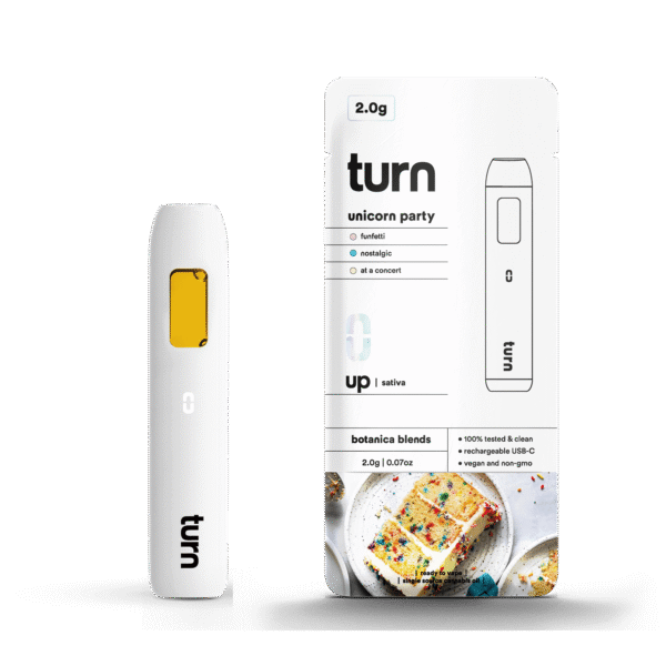 Turn THCa Botanica Blends Disposable Vape 2G - Main Image