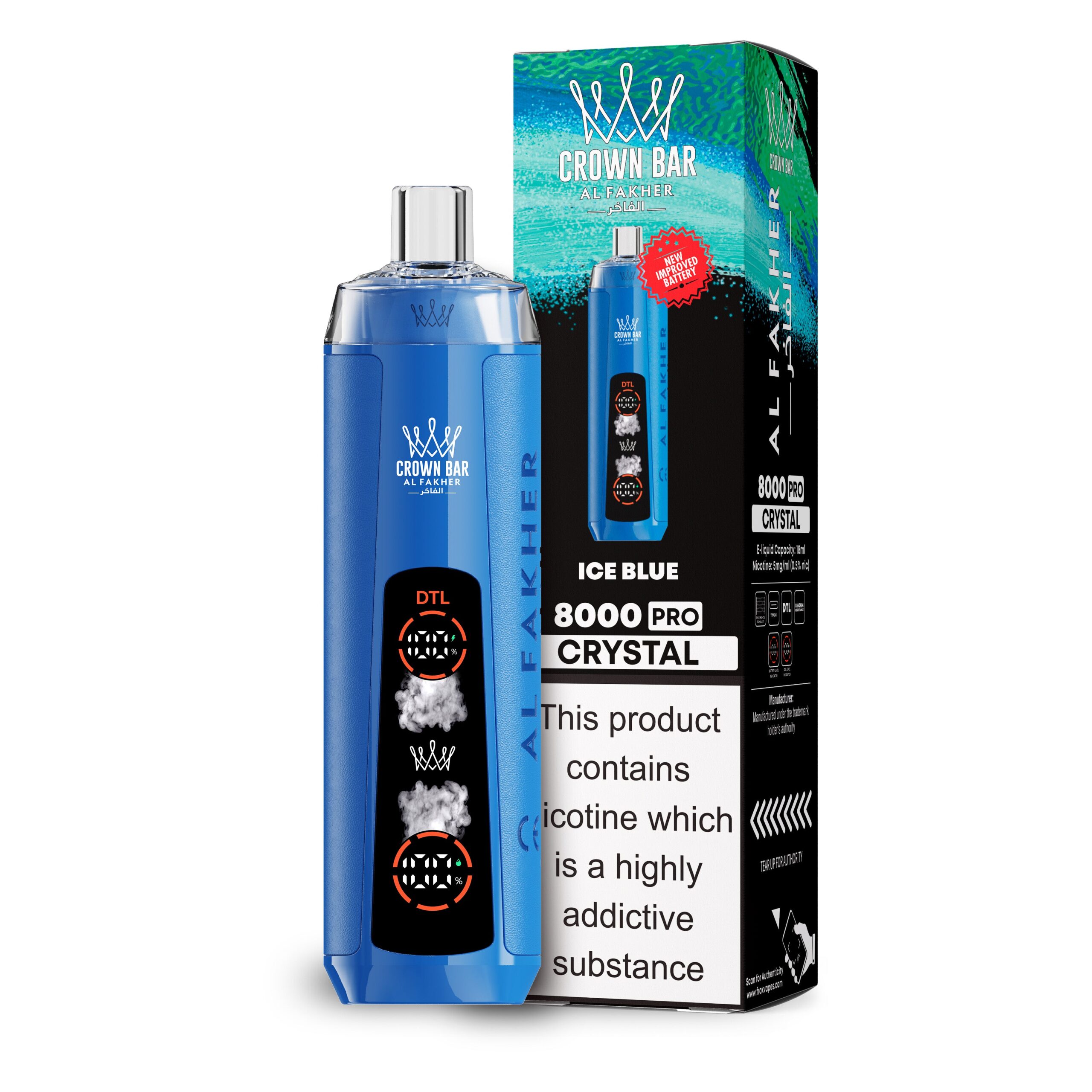 Al Fakher Crown Bar 8000 Disposable Vapes