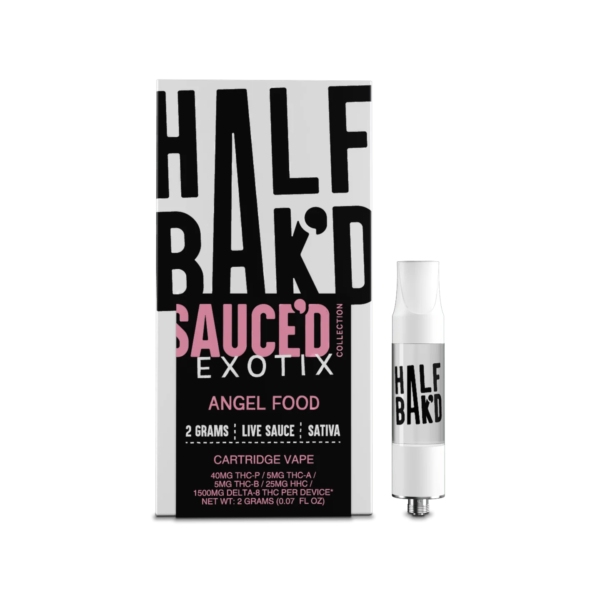 Half Bakd Sauced Exotix Live Sauce THCP 2g Cart
