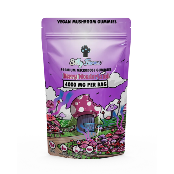 Silly Farms Premium Microdose Gummies 8pc/4,000mg Total