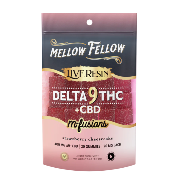 Mellow FellowDelta 9 Live Resin Edibles 20x20MG (400MG Total)