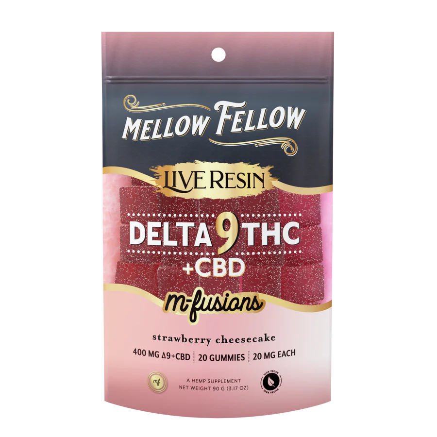 Mellow FellowDelta 9 Live Resin Edibles 20x20MG (400MG Total)