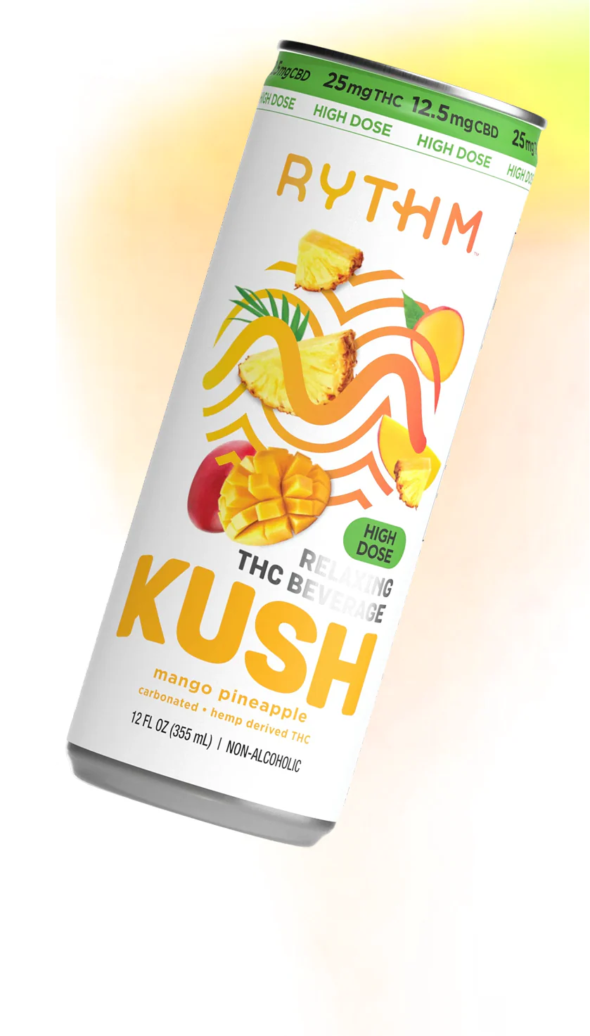 Rythm Energizing THC Beverage 25MG THC | 12oz - image 2