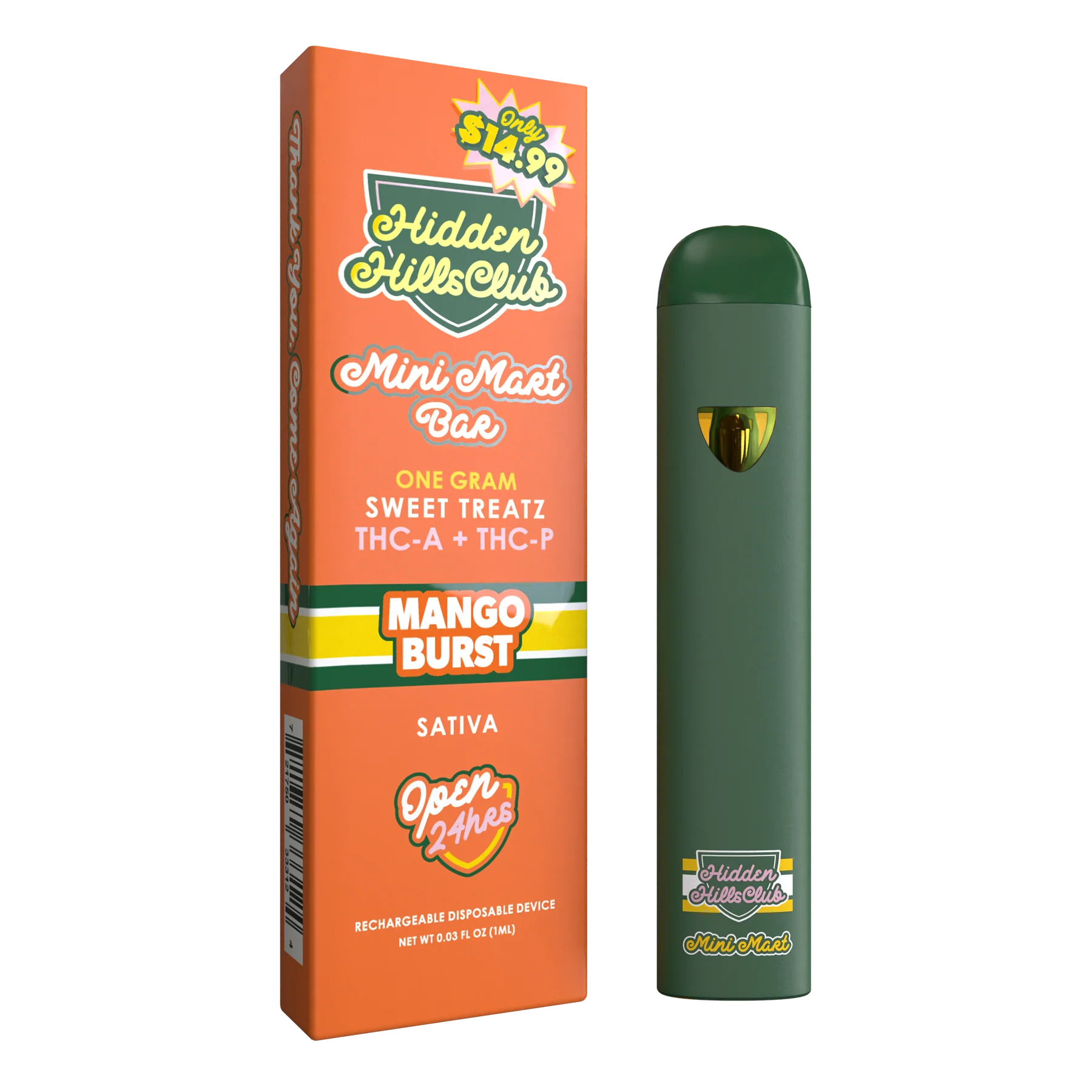 Hidden Hills Sweet Treatz Mini Mart Bar 1g