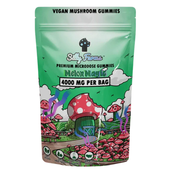 Silly Farms Premium Microdose Gummies 8pc/4,000mg Total