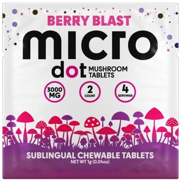 Micro Dot Mushroom Tablets 2pc (3000mg Total)