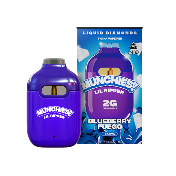 Munchies Lil Ripper Liquid Diamonds THC-A Vape Pen 2G