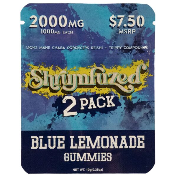 Shrumfuzed Mushroom Gummies 2pk - Blue Lemonade