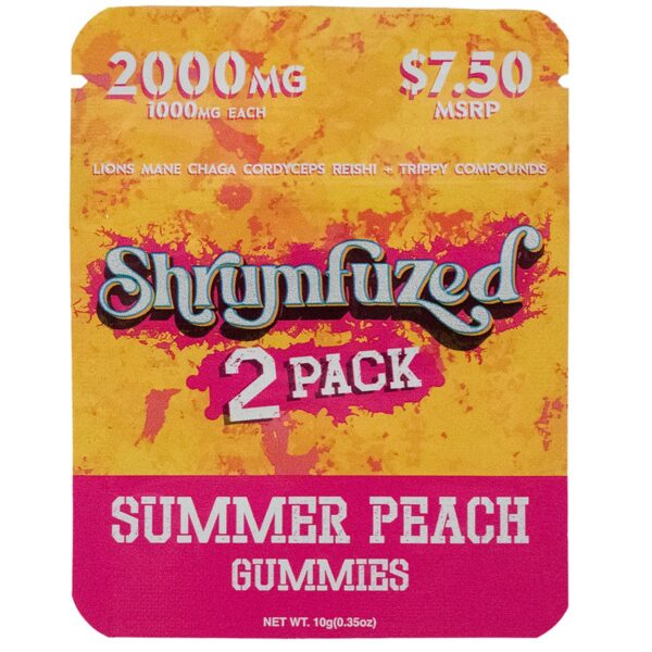 Shrumfuzed Mushroom Gummies 2pk - Summer Peach