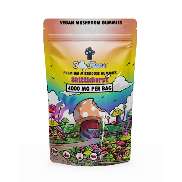Silly Farms Premium Microdose Gummies 8pc/4,000mg Total