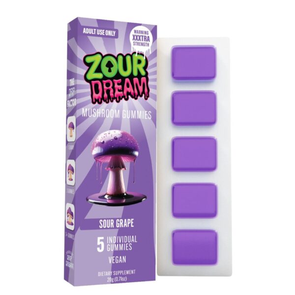 Zour Dream Mind Melting Mushroom Gummies XXXTRA Strength