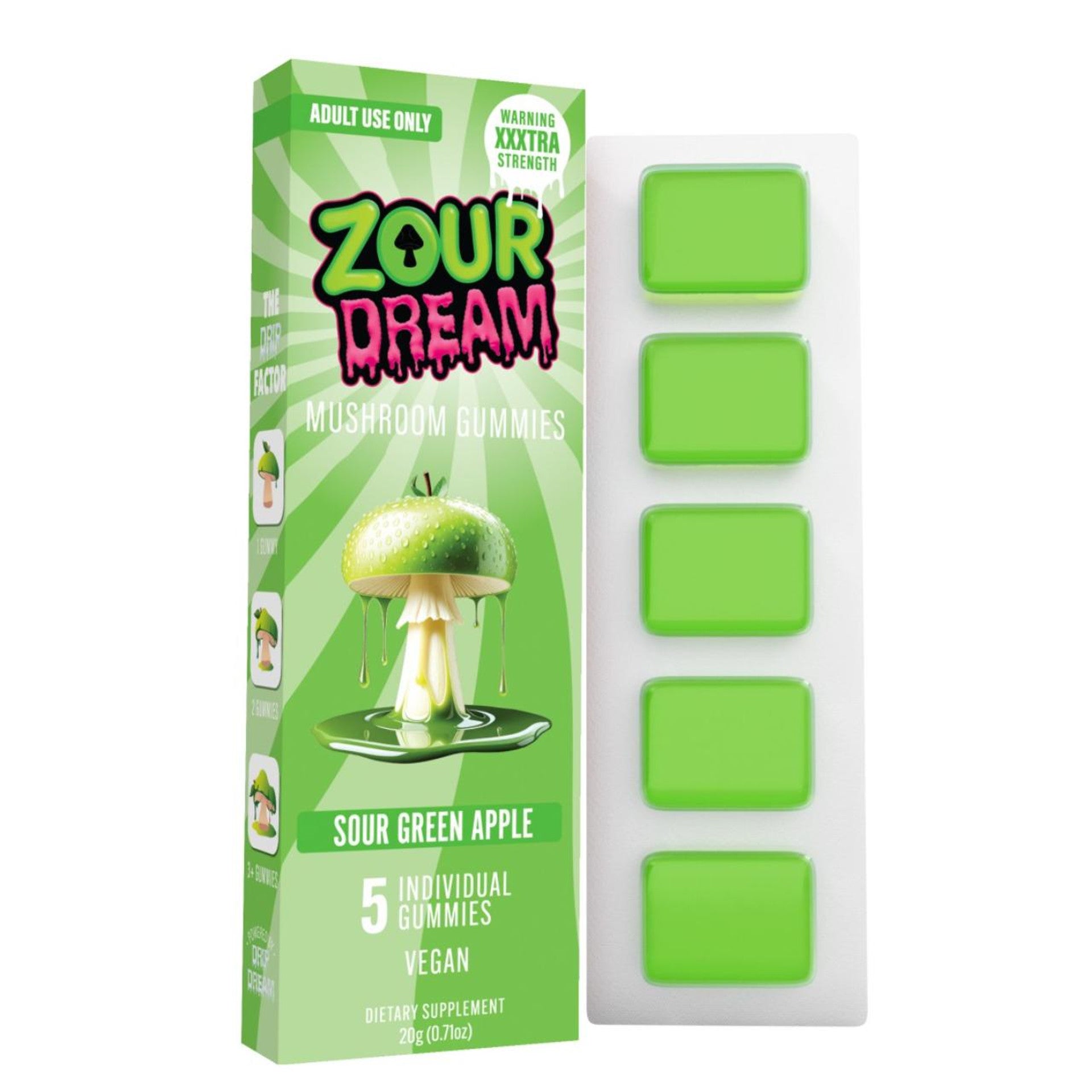 Zour Dream Mind Melting Mushroom Gummies XXXTRA Strength