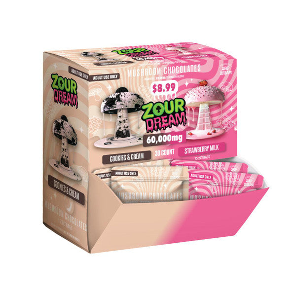 Zour Dream Mushroom Chocolates 2,000MG (2pc) - product image