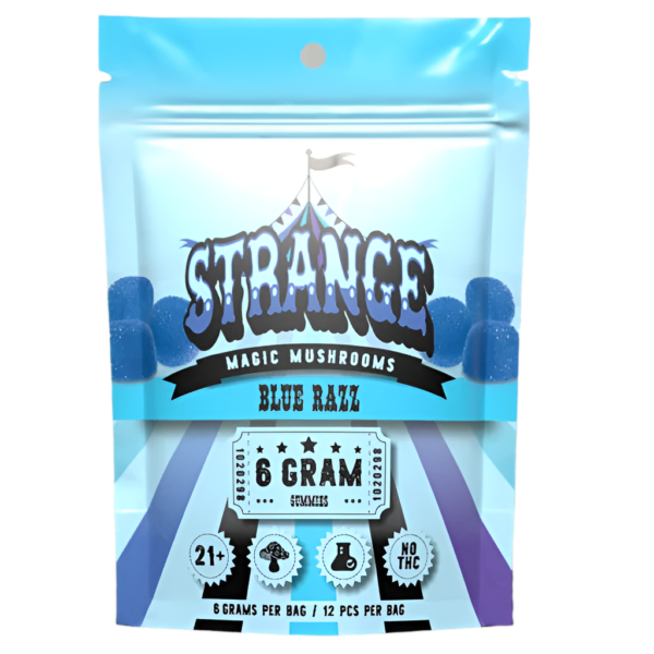 Strange High Potency Magic Mushroom Gummies 12ct- 6 Gram