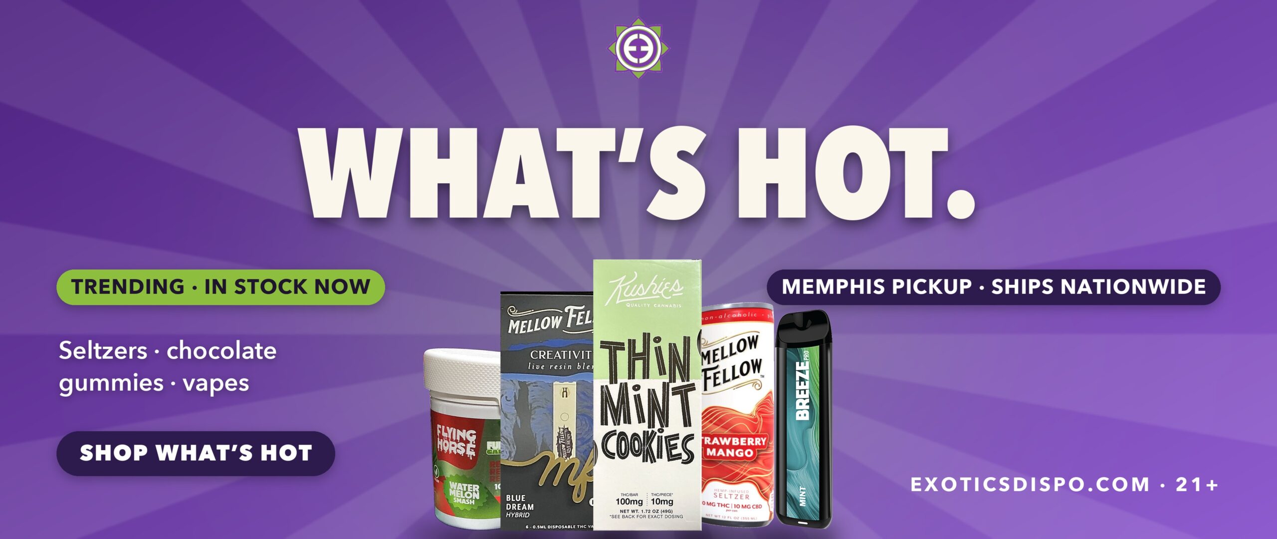 What's hot at Exotics Dispo - trending products in stock now
