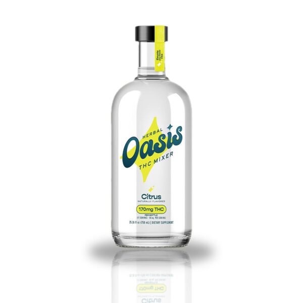 Herbal Oasis THC Mixer Citrus 170MG THC | 750mL