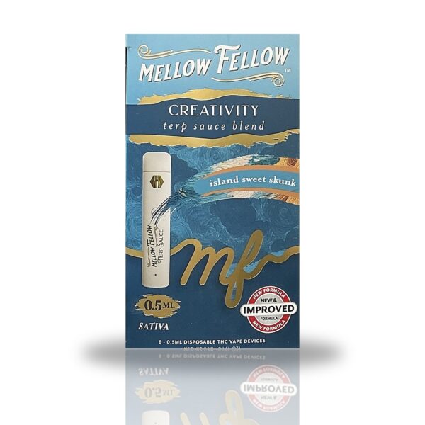 Mellow Fellow 0.5ML Terp Sauce Blend Disposable Vape - Island Sweet Skunk (Sativa / Creativity)