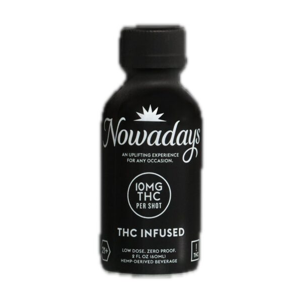Nowadays THC Shot 10MG THC 2 oz black bottle