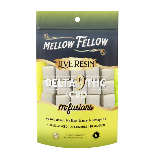Mellow FellowDelta 9 Live Resin Edibles 20x20MG (400MG Total)