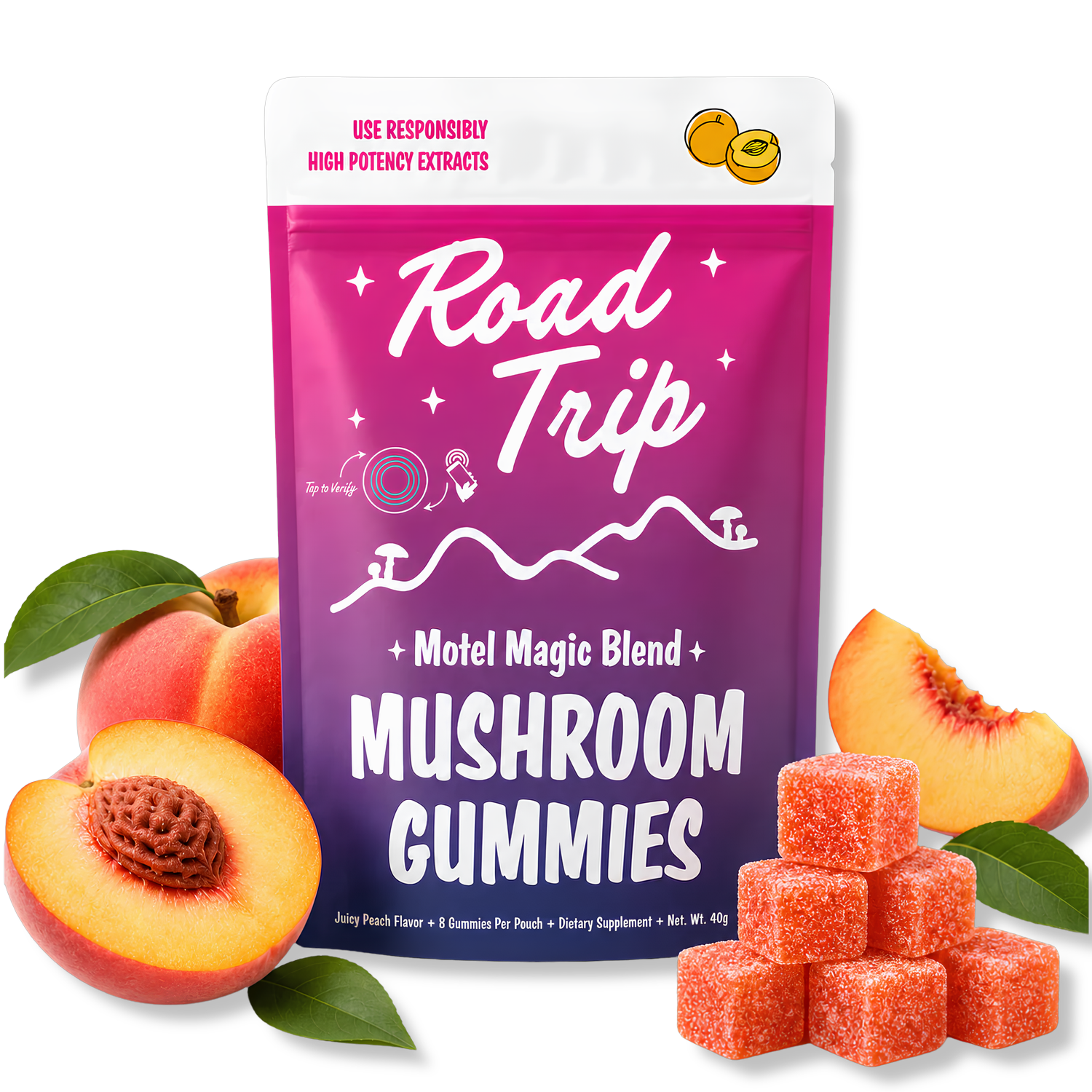 Road Trip Desert Stardust Mushroom Gummies 8pc