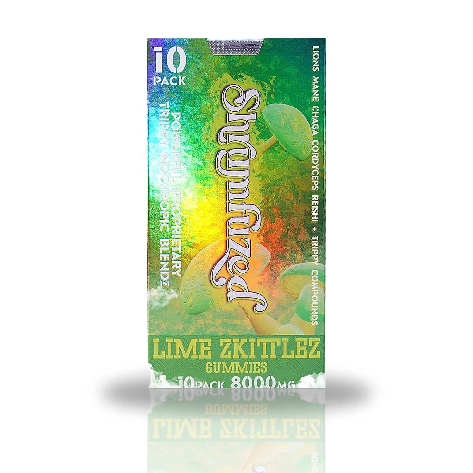 Shrumfuzed 10 Pack 8000 MG - Lime Zkittlez