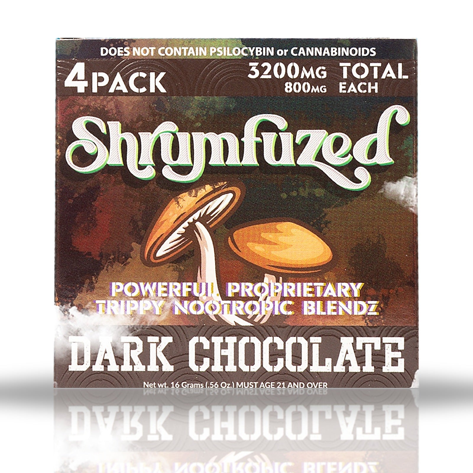 Shrumfuzed 4 Pack 3200 MG - Dark Chocolate