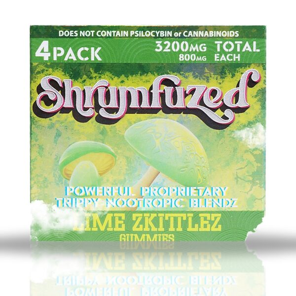 Shrumfuzed 4 Pack 3200 MG - Lime Zkittlez