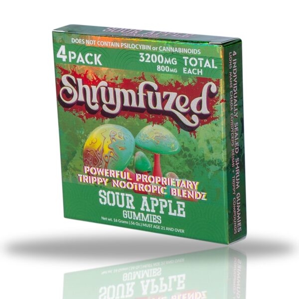Shrumfuzed 4 Pack 3200 MG - Sour Apple